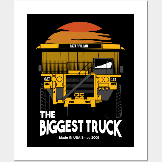 The Biggest Truck Wall Art by damnoverload